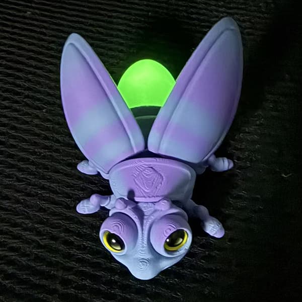 3D-Printade Självlysande Eldflugefigurer Kylskåpsmagneter A4