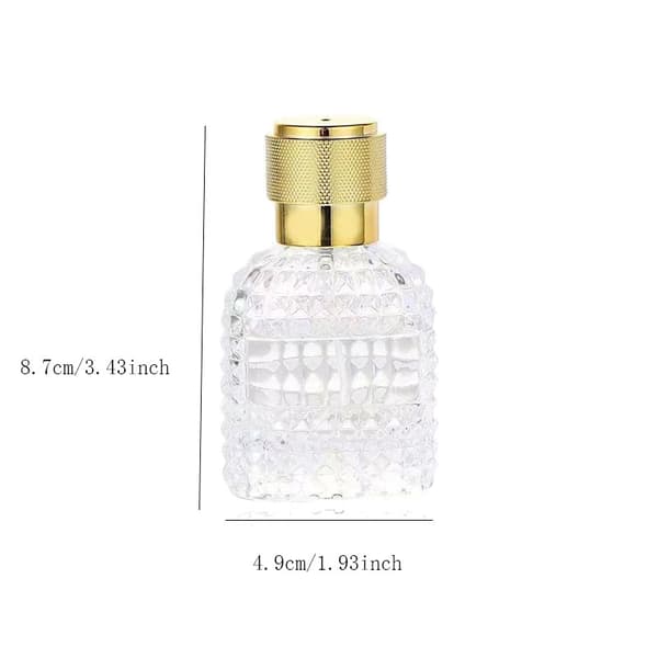 30 ml påfyllbar parfymeatomizer tom ananasformet glassflaske