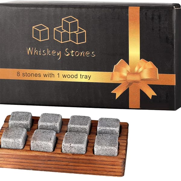 Whisky Sten og Whisky Glas Gavesæt B