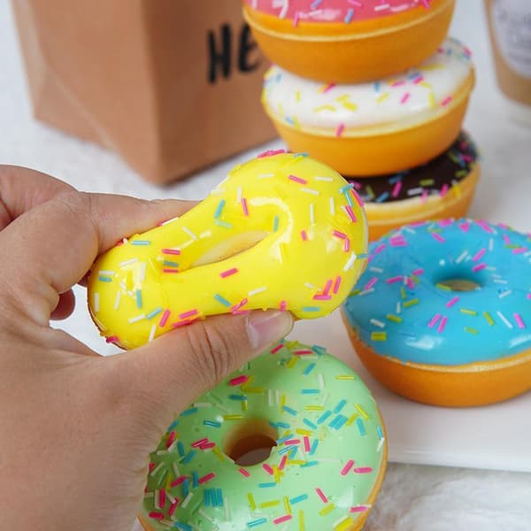 Simulert Donut Fidget-leketøy Kake Dekompresjonsleketøy Pink