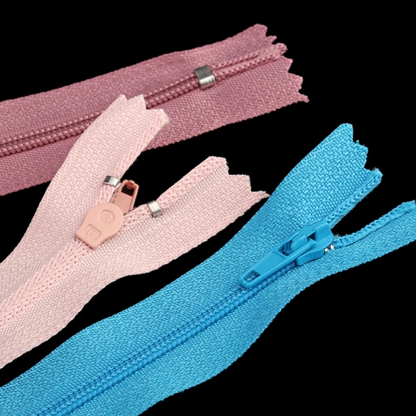 4 st Längd 20cm Closed End Colorful #3 Nylon Coil Zips Garme Beige 4PCS