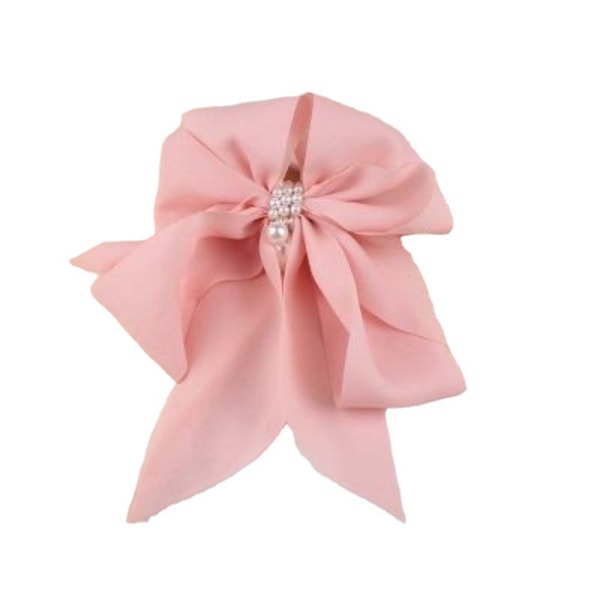 Ny Oversize Bowknot Pearl Barrettes Hårnåler Hårbånd Trendy A6