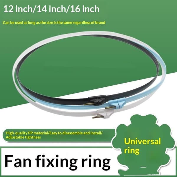 Universal fläktgaller fixeringsring hållbart PP-material justerbar A5