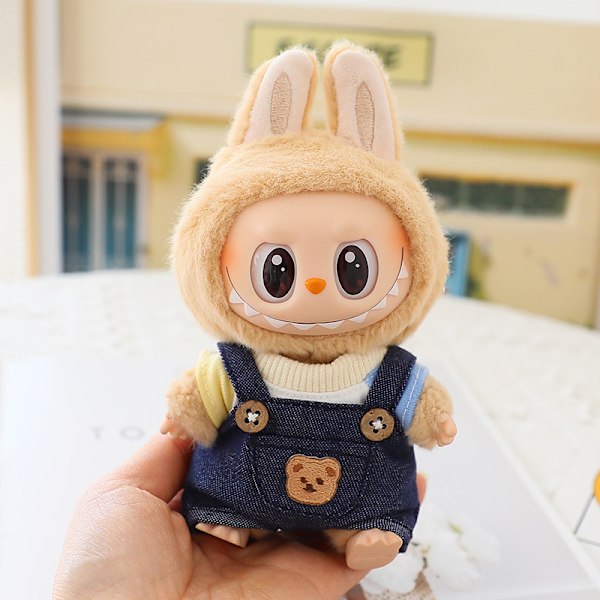 6 kpl Vaatteita Labubu-nukeille, Tyylikkäät Kawaii Ou -asusteet A3
