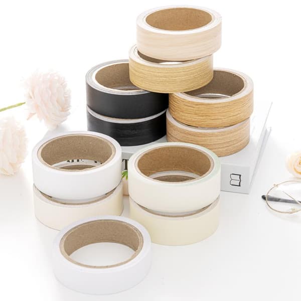 10mx2cm Förlimmad Kantlist PVC Kantband för Trä Kök Garderob A4