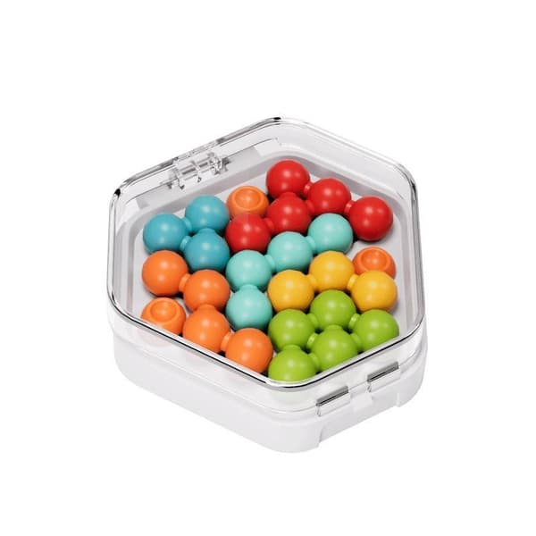 Mini tasku Montessori-palapelilelut helmipeli IQ-lautapeli lapsille A1