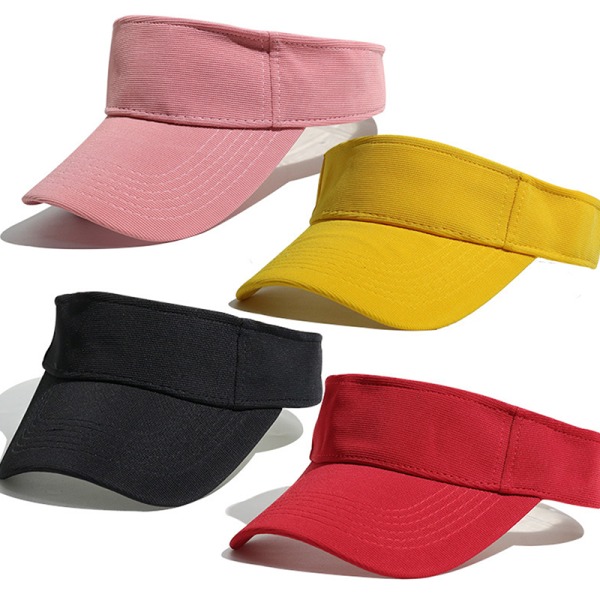 Naisten korkea cap Aurinkohattu Naisten UV-säteilyä estävä elastinen hattu Black