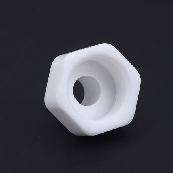 2 st 1/2\" 3/4\" hane/hona gängad bussningskoppling lika/reducerande White 2pcs