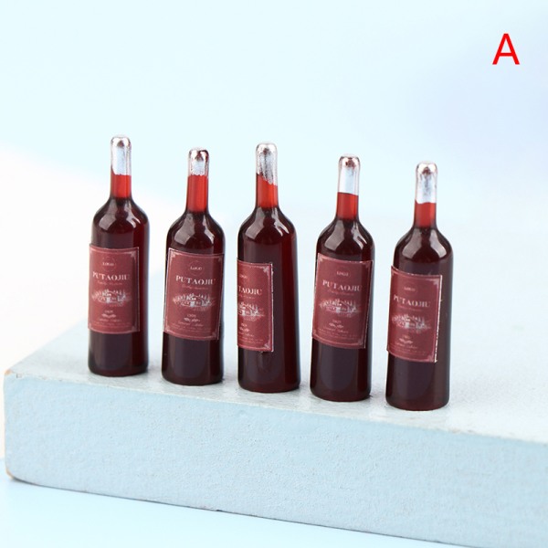 Simulation Pocket Edition Red Wine Bottle Tee-se-itse phone case Jääkaappi A