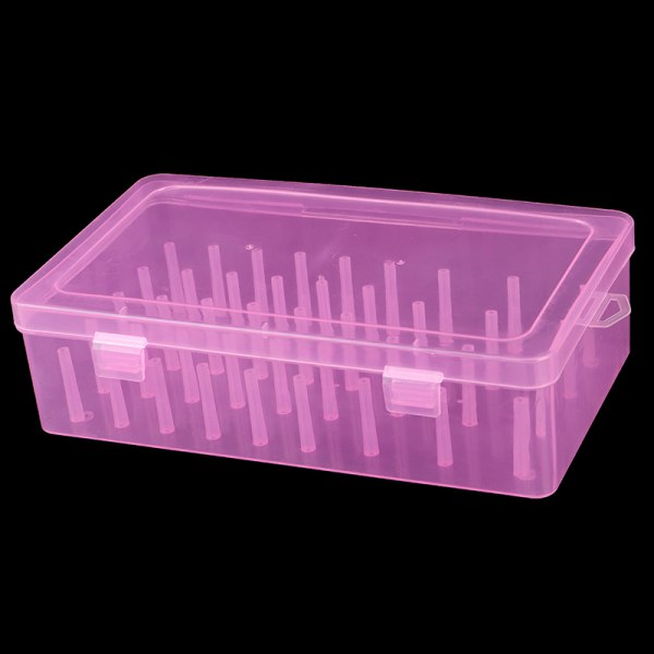 42 Axis Sytråd Box Transparent Wire Lagring Organizer