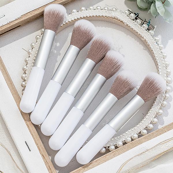 Single Loose Powder Brush Applikaattori Kosmeettiset työkalut Poskipunasivellin
