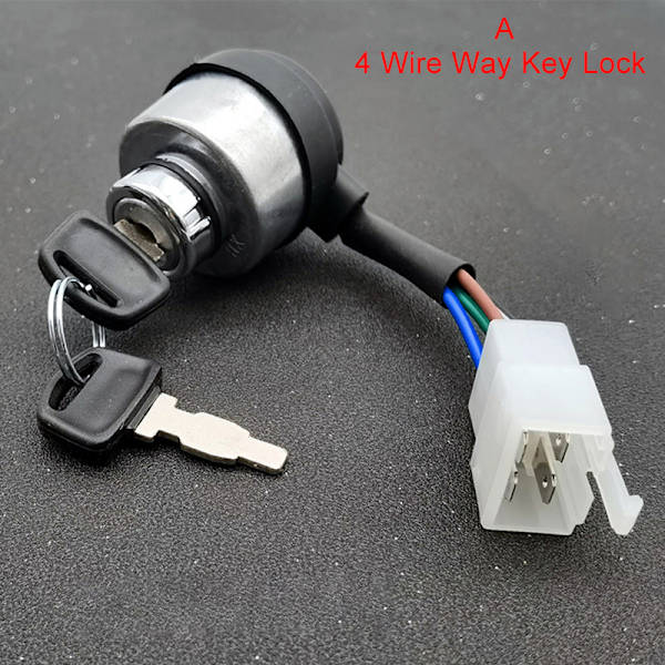 4/6 Wire Way Bensin Generator Tändning Start Key Lock Combina 4 Wire Way Key Lock