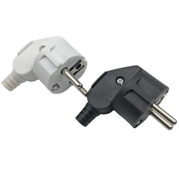 EU AC power 16A 250V Anslutningskabel Elektrisk White