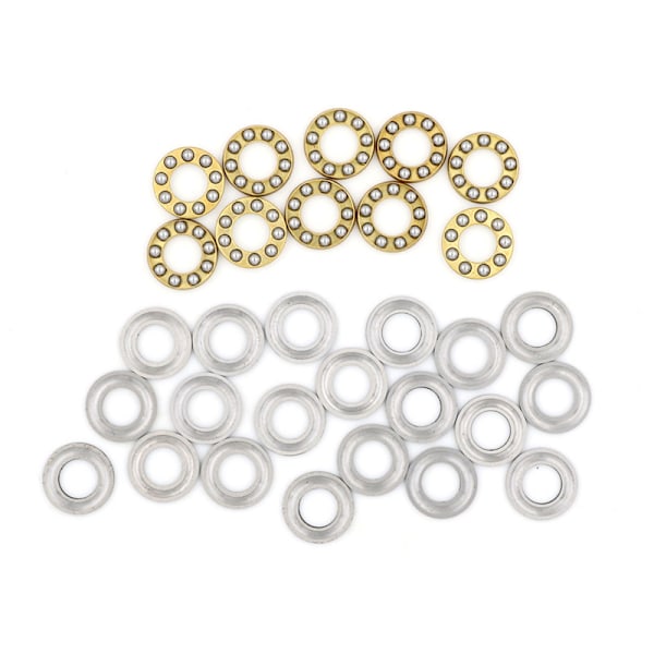 10 st Modell F8-16M 8x16x5mm Miniatyr Axial Metallkullagring B