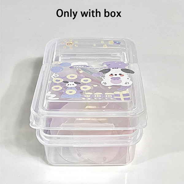 1 ST Collection Container Case Transparent förvaringslåda i plast