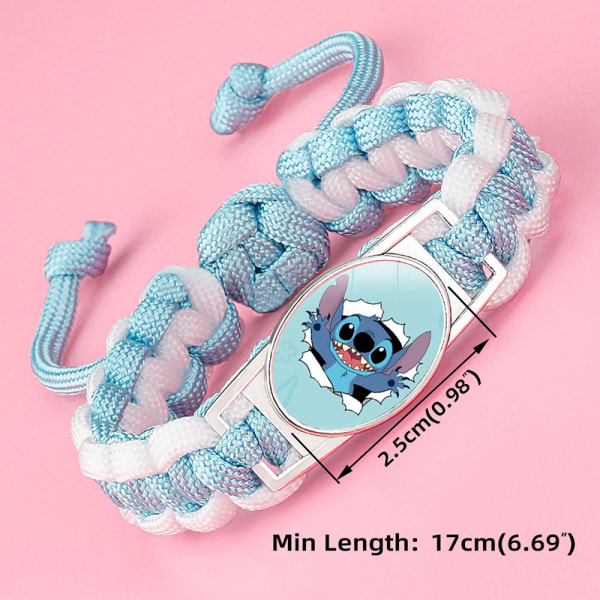 Tegneserie armbånd trykt smykker Anime figurer Stitch Toys Chri A8