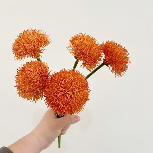 Kunstig Blomsterarrangement Pom Blomster Dianthus Stengler Realistisk A1