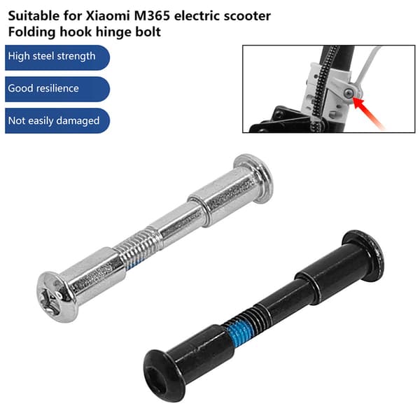 1/5 stk. foldbar krogbolt til M365 elektrisk løbehjul Ac 02 1pc
