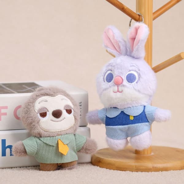 Zootopia Judy Hopps Plys Nick Wilde Ræv Nøglering - e Tøjdyr D A1