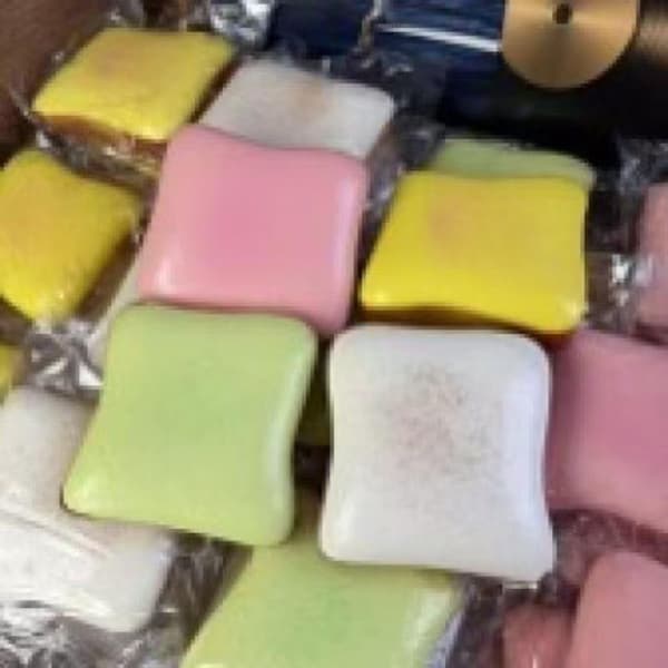 Pehmeä simuloitu paahtoleipä lelu Squishy-leipä Fidget-lelut White
