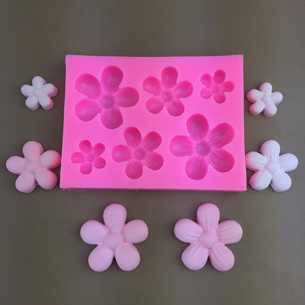 Blomster Kirsebærblomster Silikoneforme DIY Fondant Kagepynt A3