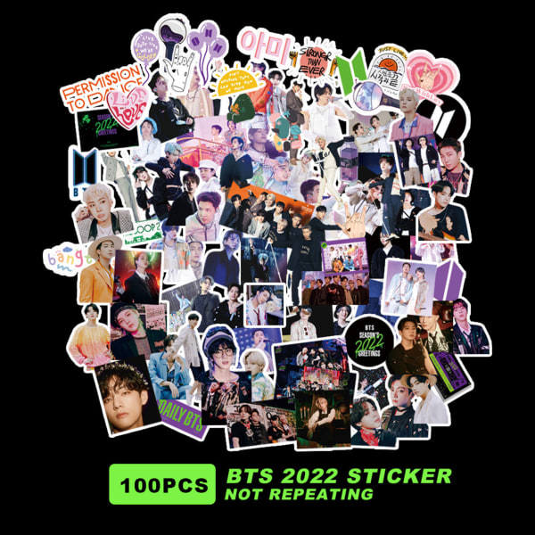 100 st/set Kpop Bts Season's Greetings Sticker