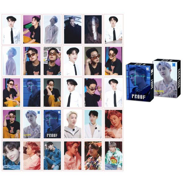 30st BTS Merchandise Lomo-kort
