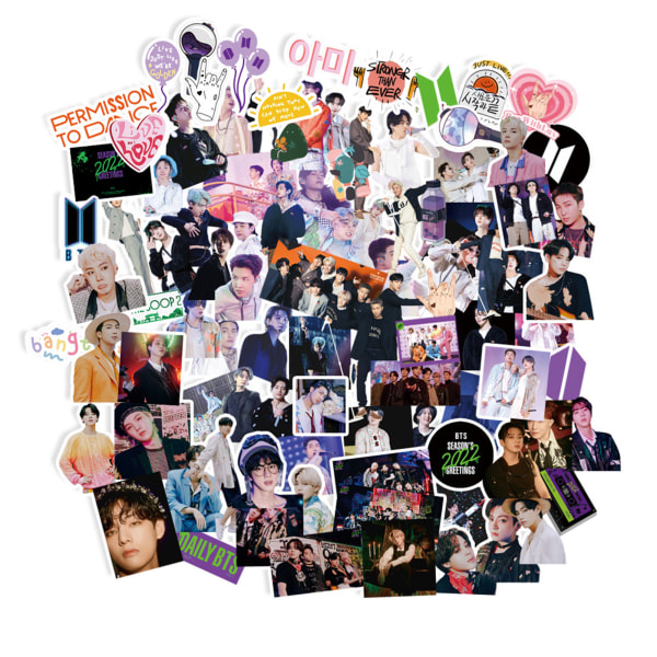 100 st/set Kpop Bts Season's Greetings Sticker
