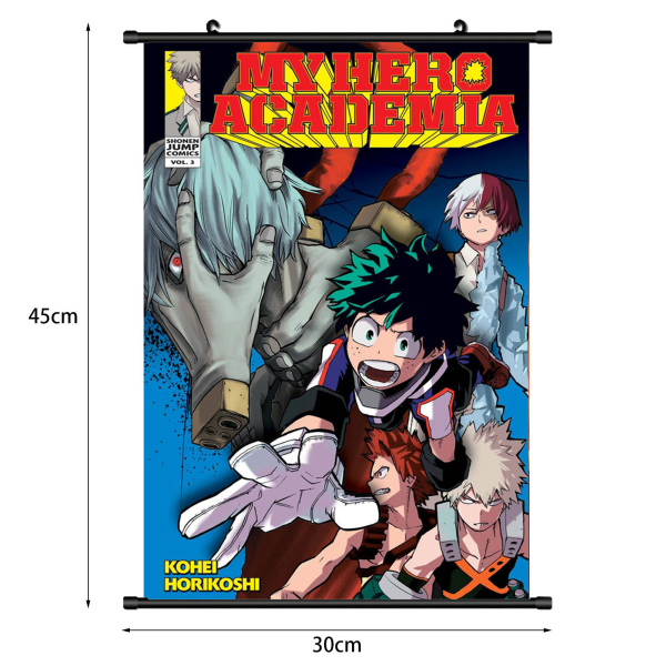 My Hero Academia Hanging Poster Decor, 30*45cm