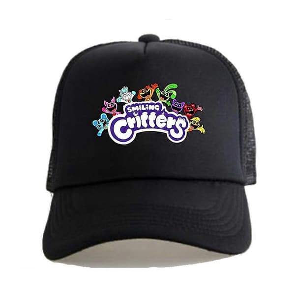 Smiling Critters Snapback Baseball Cap Barn Gutter Jenter Sommer Justerbar Pustende Solhatt