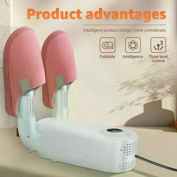 Boksehandsketørrer med intelligent timer, foldbar boksehandsketørrer, 90 foldbar, eliminerer effektivt