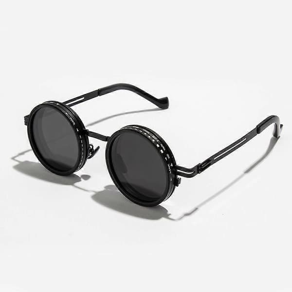 Adaptive ND-filter Justerbare Solbriller Retro Runde UV400 Solbriller