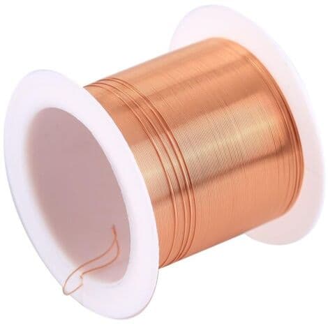 Kopparspole, 0,3 mm emaljerad kopparmagnet, 20 m, emaljerad spole för reparation av magnetiska lindningslödförbindelser