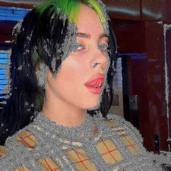 Billie Eilish Halskæder til kvinder - Sølvvedhæng til Billie Eilish-fans