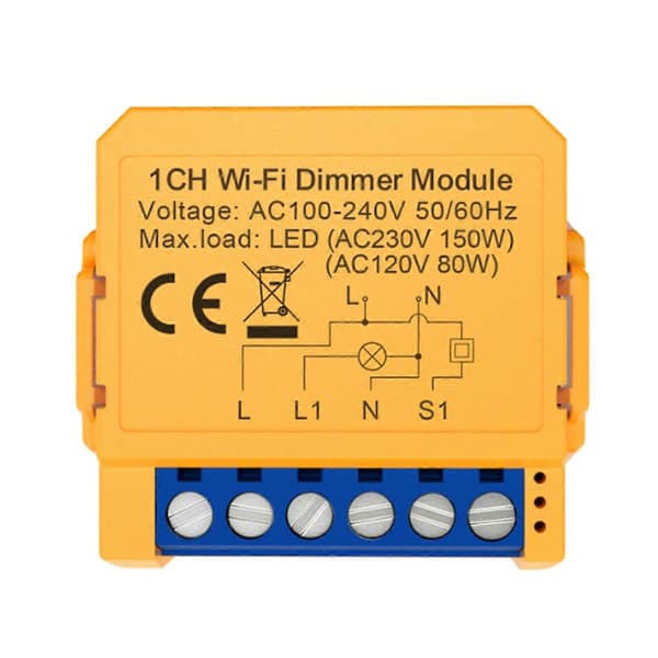 Tuya WiFi Dimmer Modul Smart Hjem DIY Bryter Støtter Stemmekontroll APP-kontroll