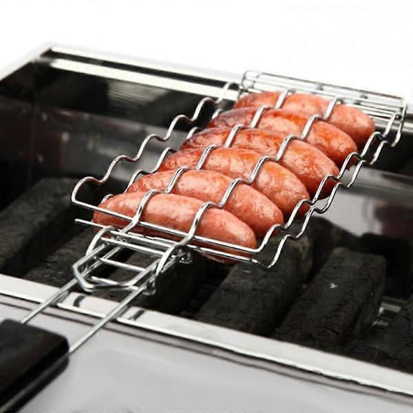 Bærbar Grillkurv til Grillning af Pølser