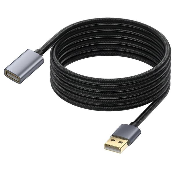 Type A USB-forlengelseskabel 3m USB 2.0 Type A hann til hunn forlengerkabel