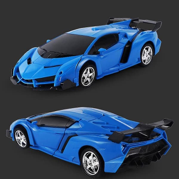 Transformer Fjernkontrollbil - RC Biler, Ett-Knapps Transformering, 360 Rotasjon Drifting, Gave til Barn 3+