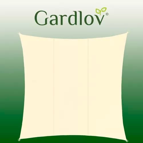 Solseil / Seilduk - Vanntett - 3.6x3.6 m - 180g/m2