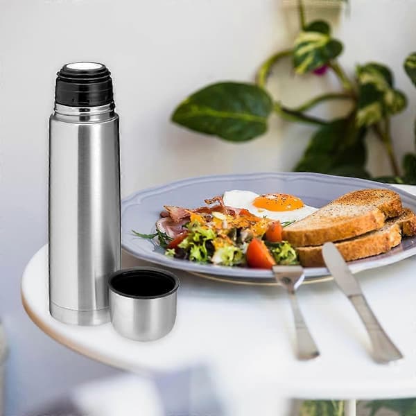 Thermos Rostfri ståltermos, läckagesäker, dubbelväggig, diskmaskinsäker kaffetermos, te termos