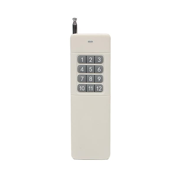 3000m lang rekkevidde høyeffekt 1/2/4/6/8/12-kanals RF-fjernkontrollsender 433 Mhz
