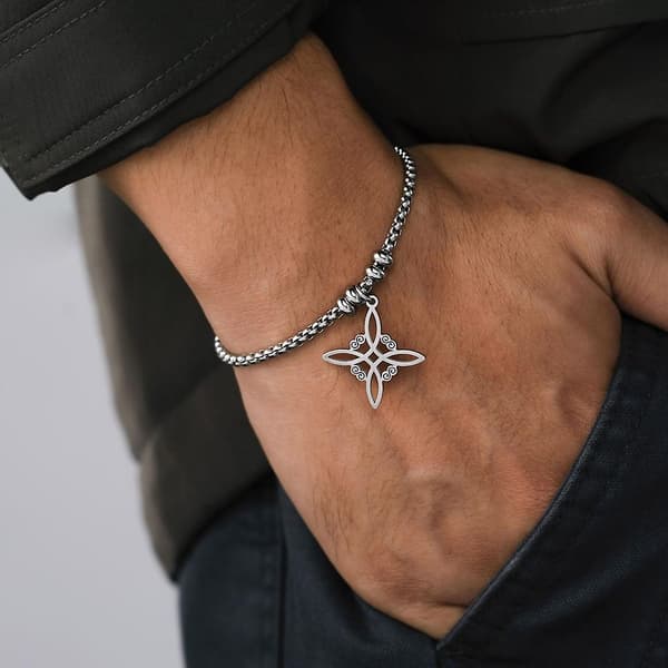 Hekseknute armbånd kvinner armring kvinnelig armring rustfritt stål materiale