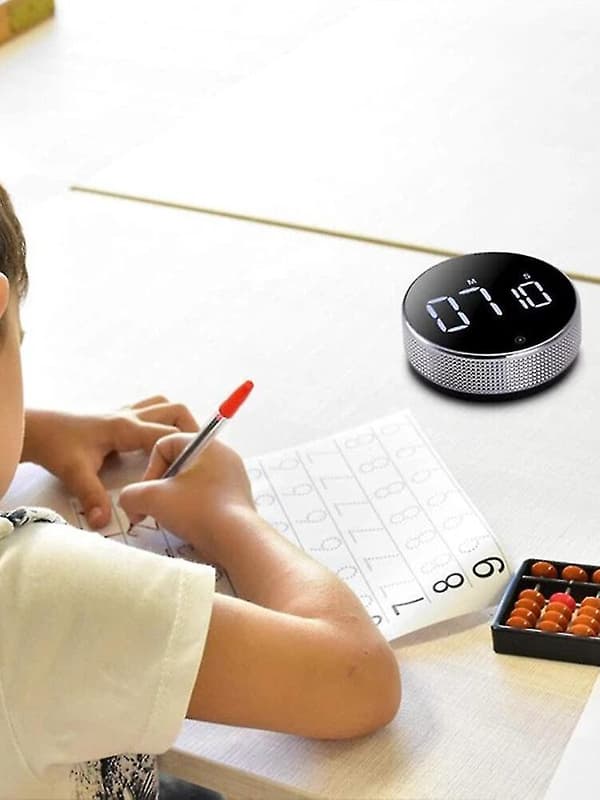 Magnetisk selvregulerende LED digital timer for kjøkken og trening