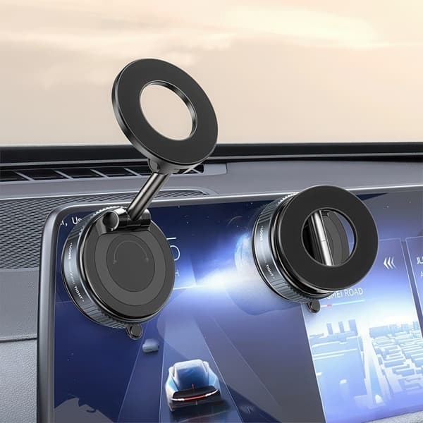Mobilholder / Magnetisk Telefonholder – med Vakuummontering til Bil