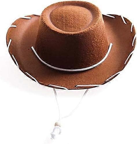 Woody Cowboyhat Kostume til Børn - Brun