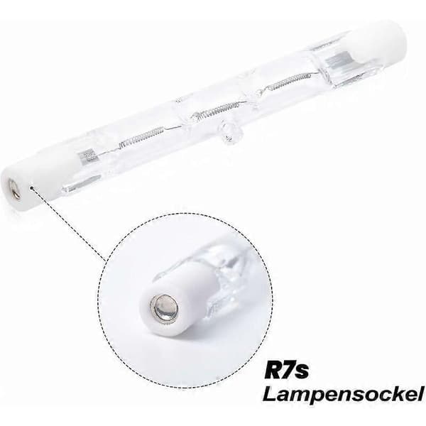 R7s halogenpærer, 78mm, 150w, dæmpbare til loft, landskabsbelysning