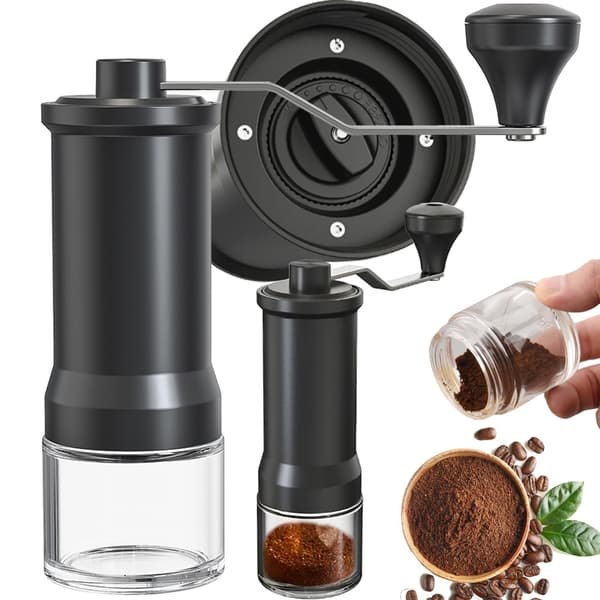 Håndkværn til formaling af kaffebønner, nødder, urter, salt, stærk espresso