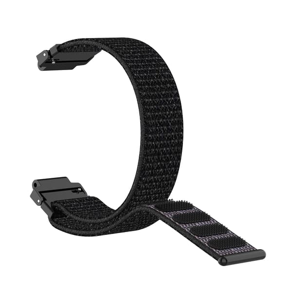 Garmin Forerunner 220/230/235/620/630/735XT ranneke nylon Musta