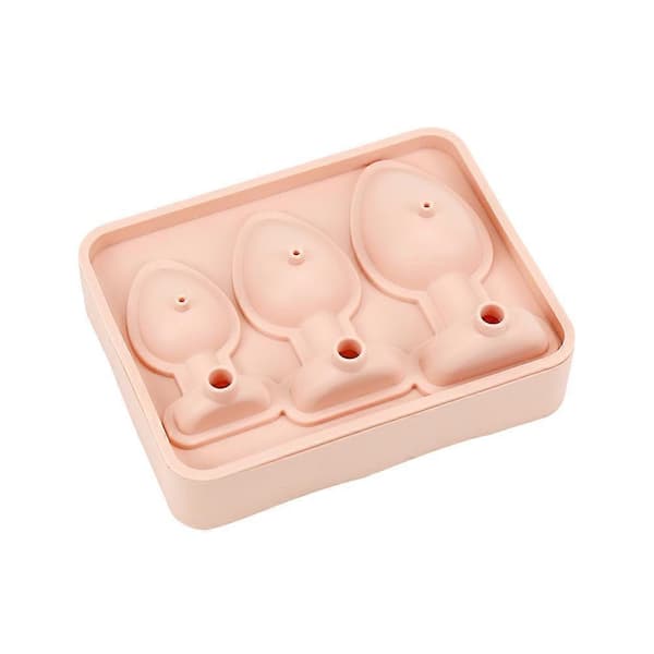 Prank Butt Plug Formade Isbitar Brickor Silikonform för DIY Tårta Choklad Godis