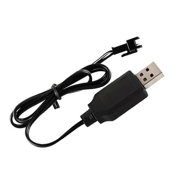 USB-opladerkabel til 3,7V batterioplader SM-2P Forward RC bilfly udskiftning